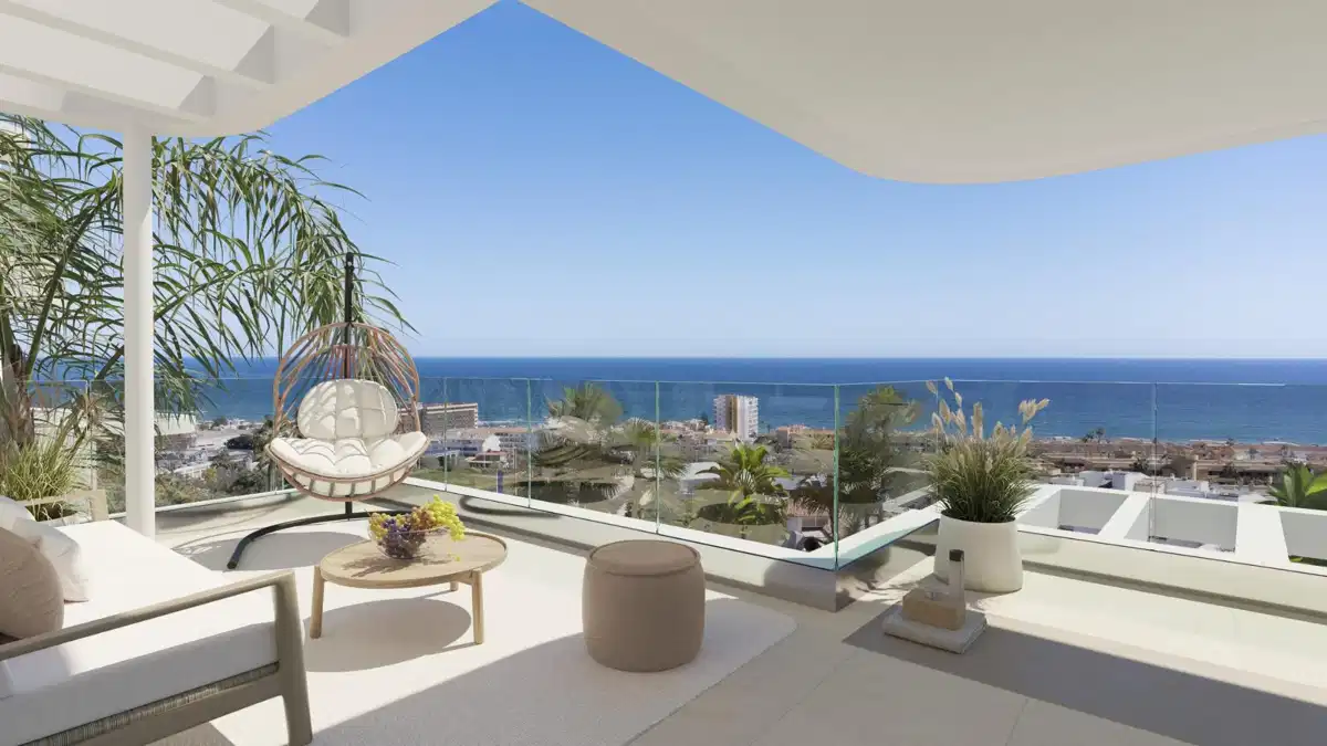 3-Bedroom, 2-Bathroom Apartment in La Cala de Mijas – Modern Resort Living with Sea Views