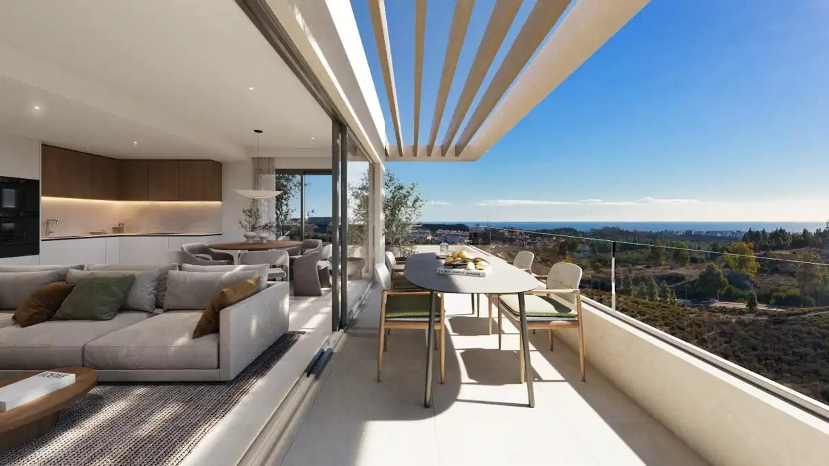 3-Bedroom, 2-Bathroom Sea View Penthouse in Mijas with Expansive Terraces