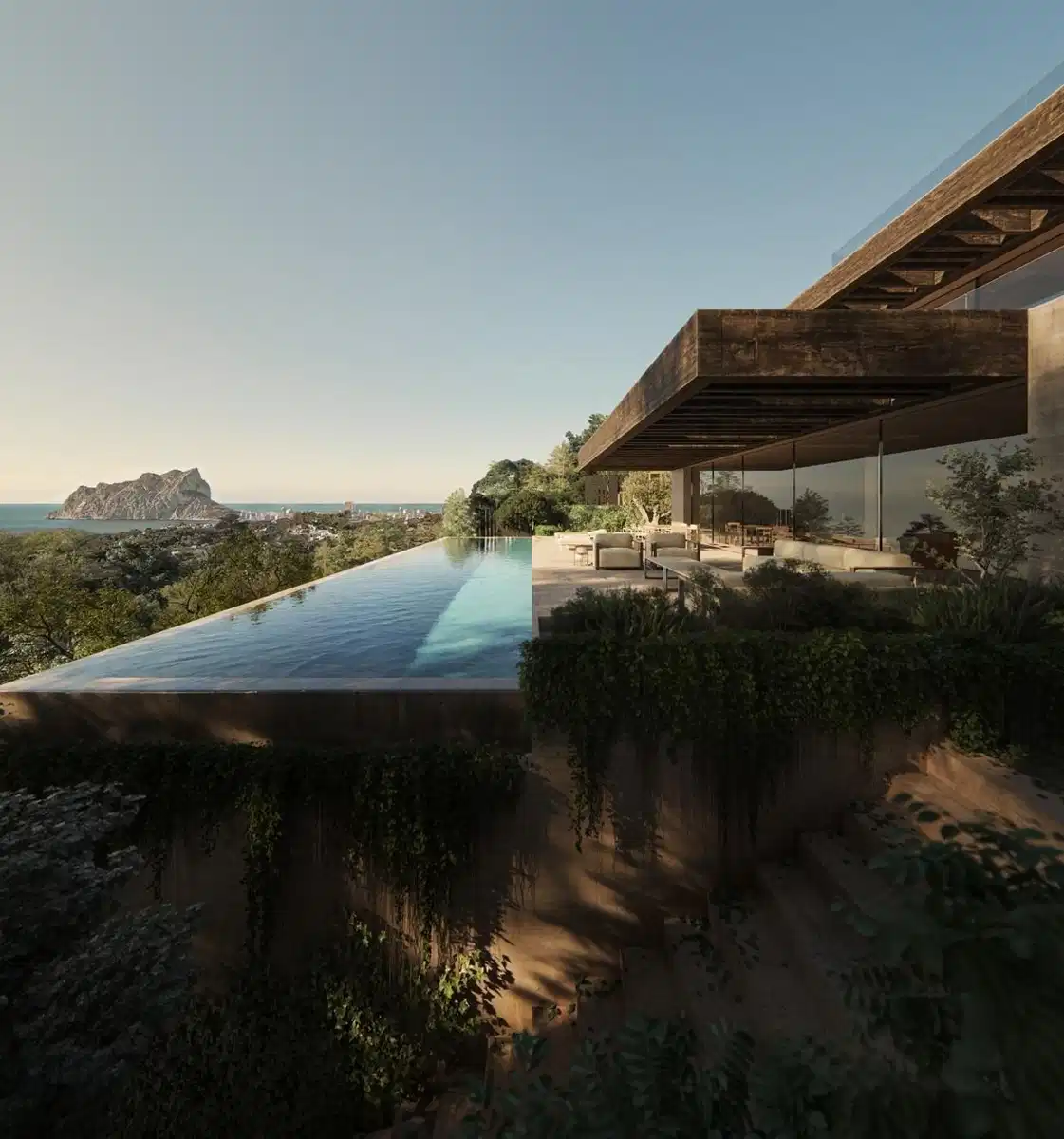 4-Bedroom, 6-Bathroom Villa with Infinity Pool, Gym, and Panoramic Views in Benissa