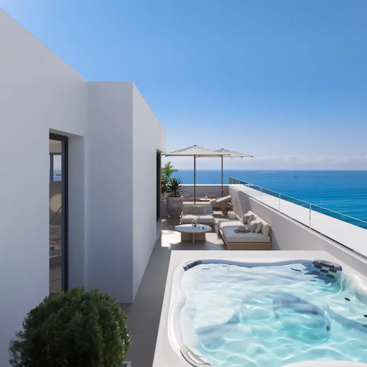 3-Bedroom, 2-Bathroom Penthouse with Panoramic Sea Views in Carvajal, Fuengirola