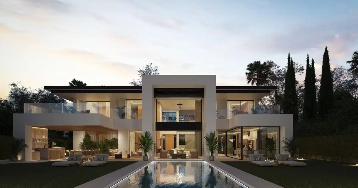 4-Bedroom, 4-Bathroom Luxury Villas with Sea Views in Bel Air, Estepona