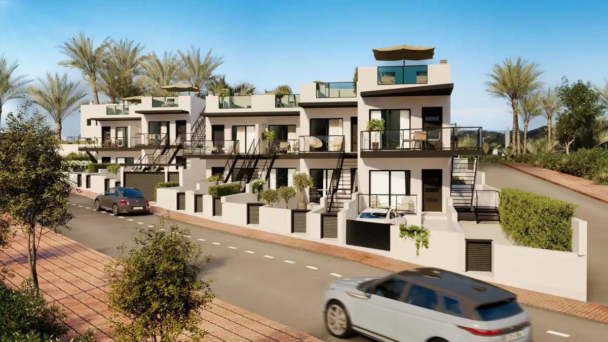 2-Bedroom, 2-Bathroom Top Floor Bungalow Just 200 Metres from Playa Negra, Puerto de Mazarrón