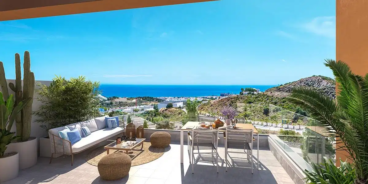 3-Bedroom, 2-Bathroom Modern Semidetached Homes with Sea Views in La Cala de Mijas
