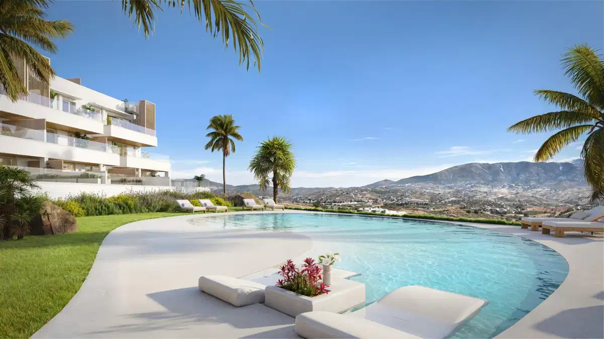 2-Bedroom, 2-Bathroom Apartment with Panoramic Golf and Sea Views in La Cala de Mijas