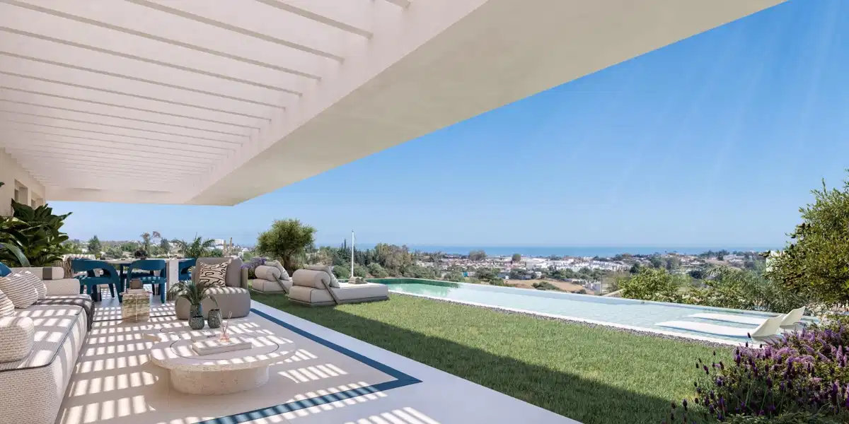 3-Bedroom, 2-Bathroom Boutique Ground Floor Apartment with Sea and Mountain Views in Benahavis