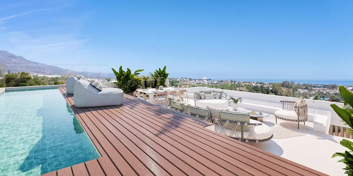 2-Bedroom, 2-Bathroom Penthouse with Sea and Mountain Views in Benahavis Golden Triangle