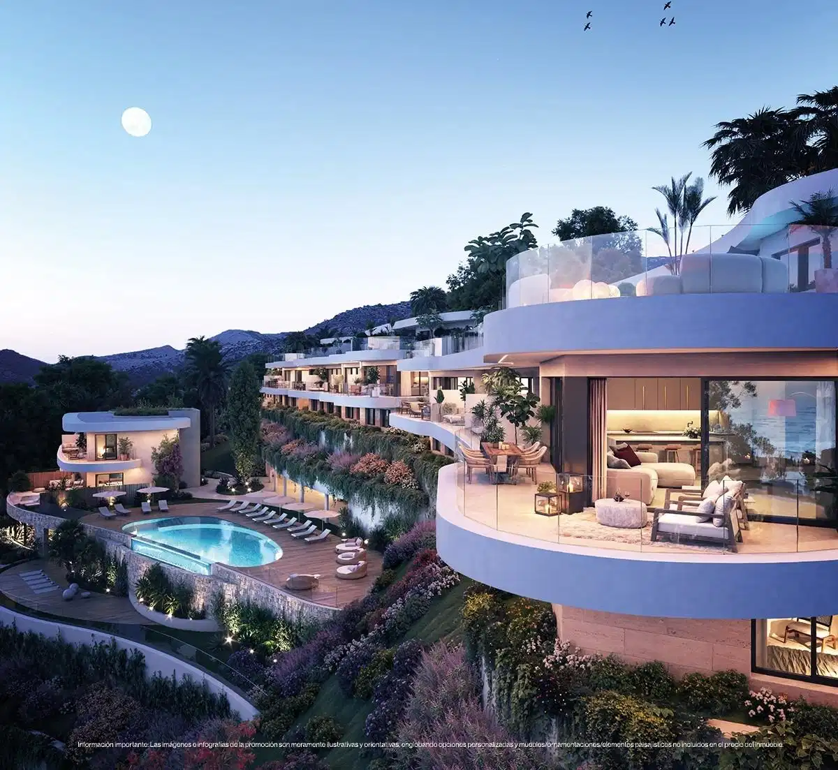 4-Bedroom, 3-Bathroom Luxury Townhouses with Sea Views and Private Pools in Las Lomas del Higuerón