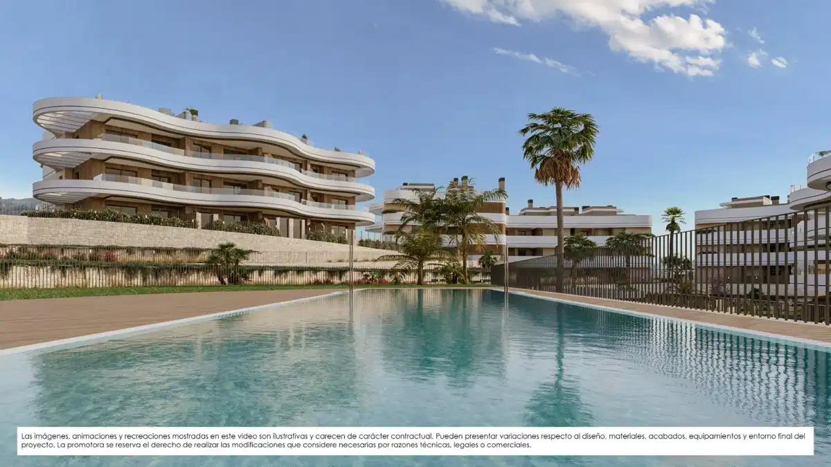 2-Bedroom, 2-Bathroom Ground Floor Apartment with Sea Views and Resort Amenities in Finestrat