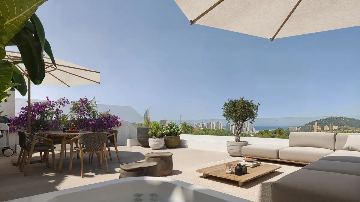 2-Bedroom, 2-Bathroom Penthouse with Expansive Terrace and Sea Views in Balcon de Finestrat