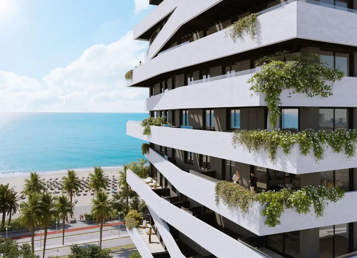 5-Bedroom, 3-Bathroom Modern Beachfront Apartment with Sea Views in Malaga