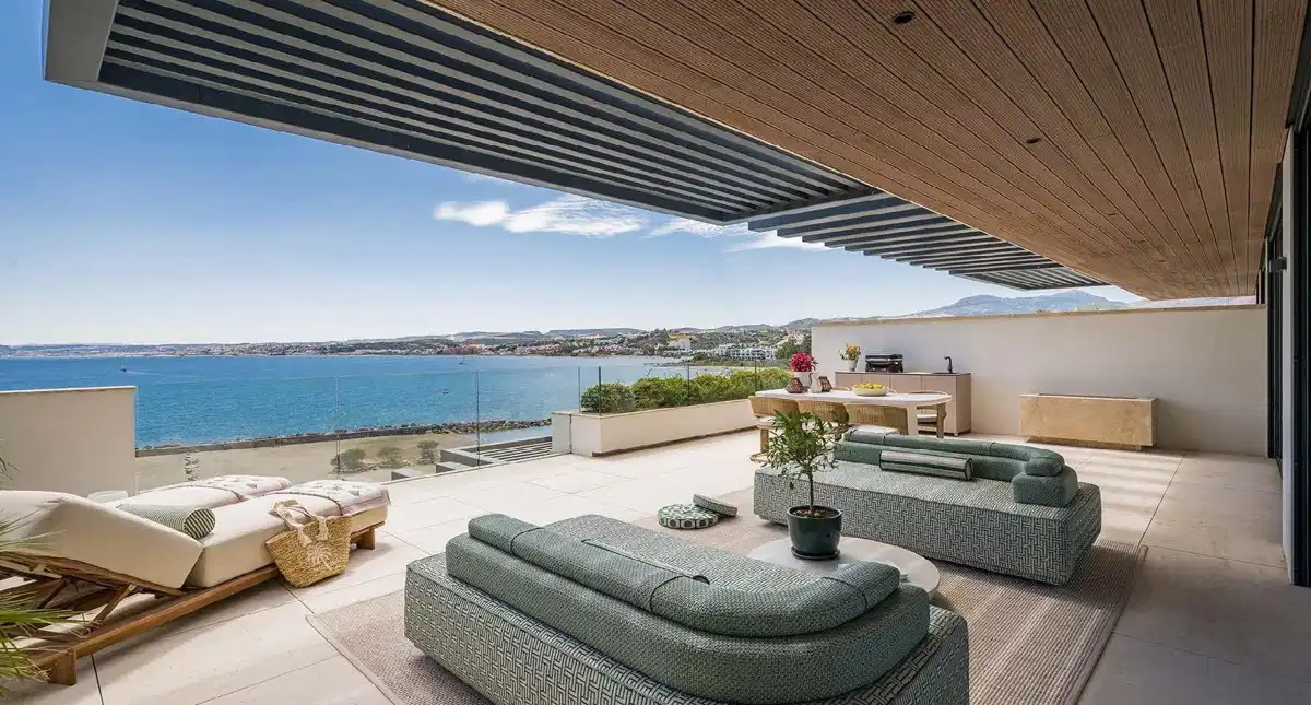 2-Bedroom, 2-Bathroom Beachfront Apartment with Panoramic Sea Views in Estepona
