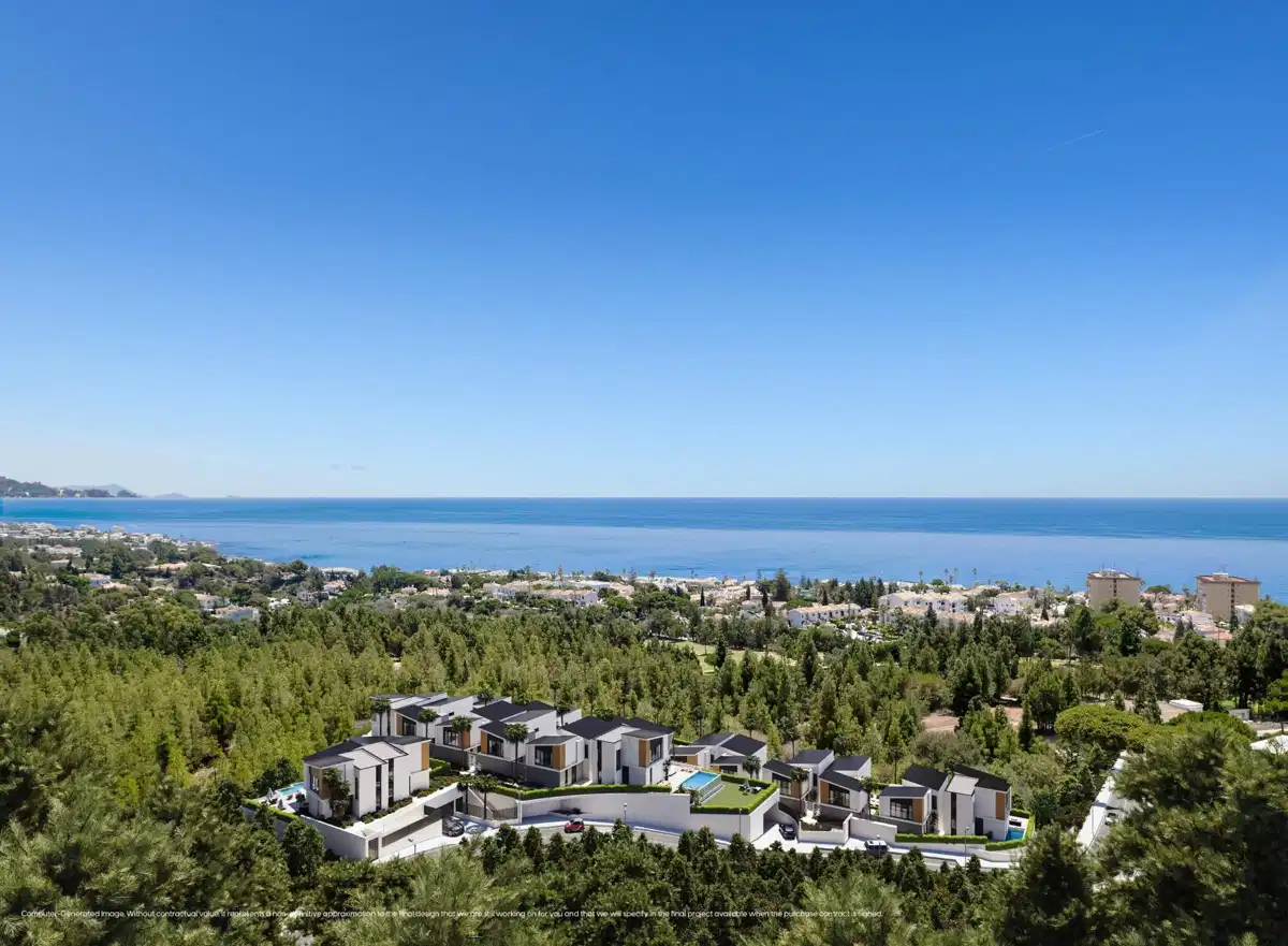 3-Bedroom, 2-Bathroom Semidetached Villas with Sea Views in La Cala de Mijas