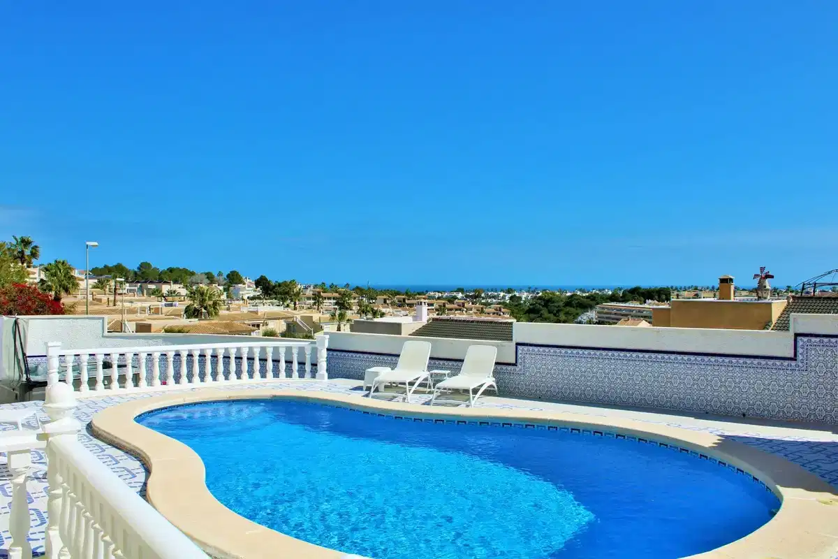 3-bedroom, 3-bathroom Exceptional Detached Villa with Panoramic Sea Views and Multiple Independent Living Spaces in El Presidente, Orihuela Costa